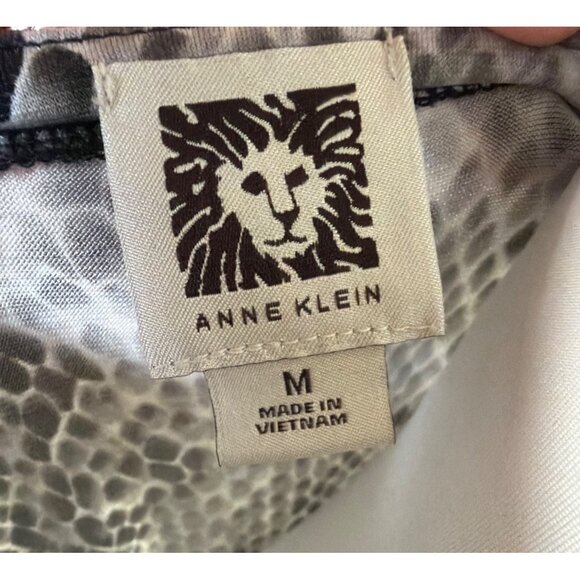 Anne Klein Python Print Sleeveless Blouse Women's M - Picture 7 of 8